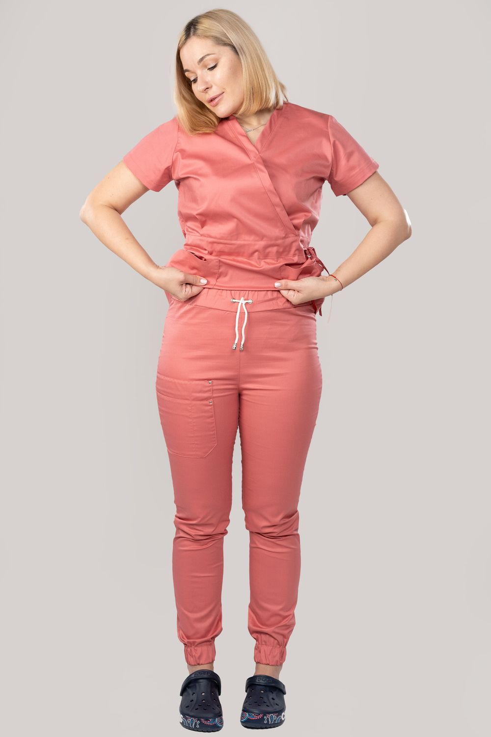 Костюм медицинский женский 386 ТЕРРАКОТ