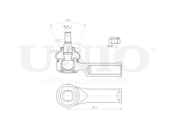 Наконечник рулевой UNIO SSP-10092