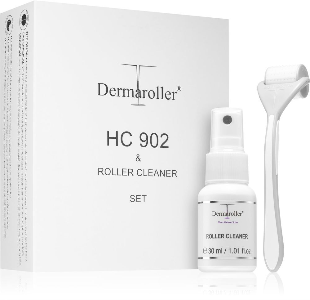 Dermaroller Dermaroller microneedle applicator + Roller Cleaner Cleaning spray 30 мл HC 902