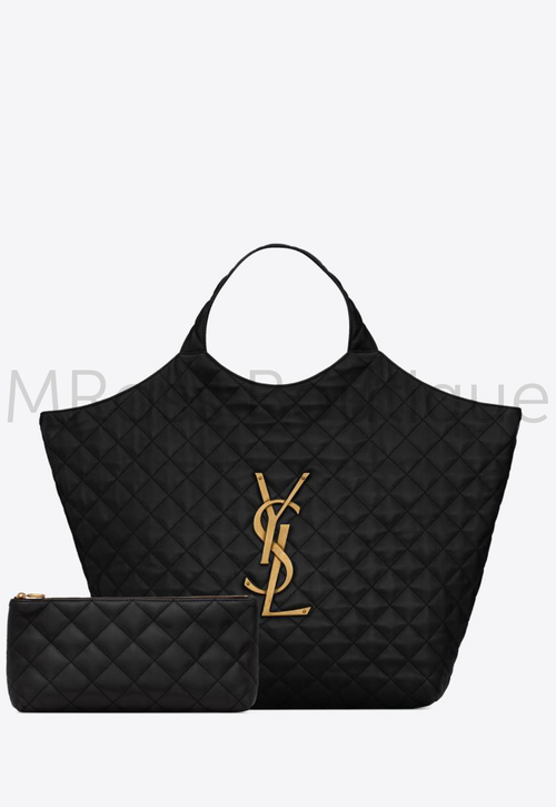 Хозяйственная сумка Ив Сен Лоран ICARE maxi shopping bag in quilted lambskin Saint Laurent