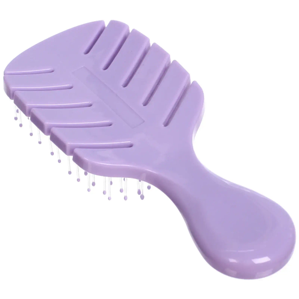 Расческа массажная продувная «ЛОТОС», цвет фиолетовый, 6,3*14см (пластиковая коробка)