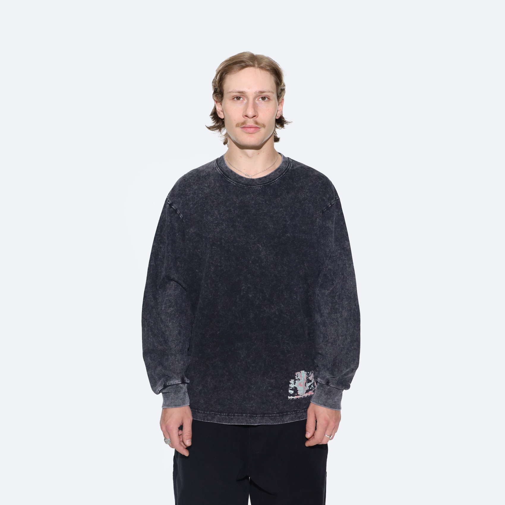 Лонгслив Magamaev Crack Longsleeve (black) артикул: - купить в магазине Дайс