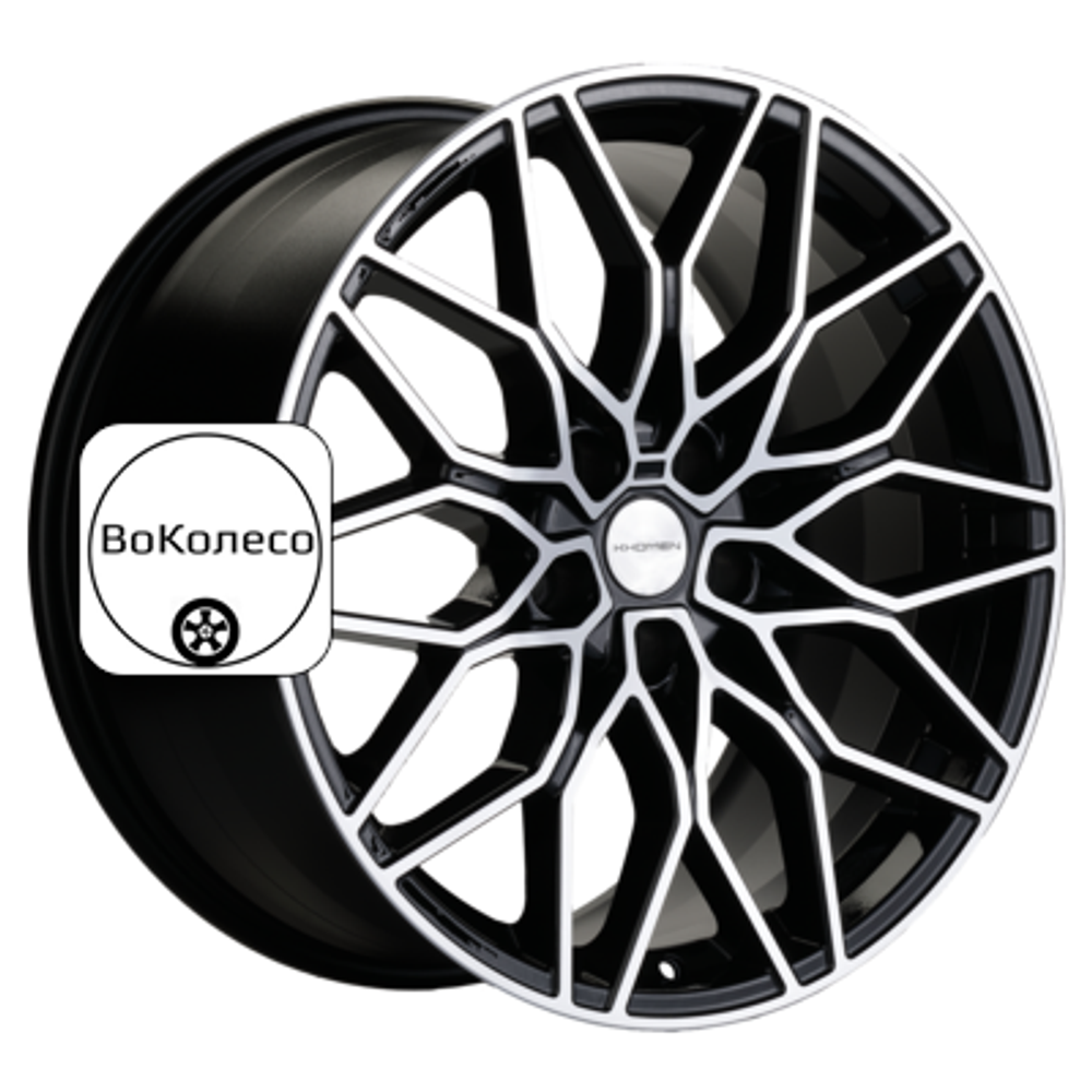 7x18/5x114,3 ET48,5 D67,1 KHW1813 (Sportage) Black-FP Khomen Wheels