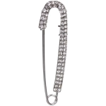 Брошь «KLEVER SHOP», булавка, цвет как серебро, 7*2см (Талисман от сглаза)