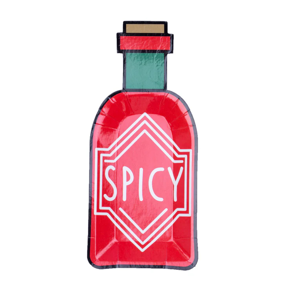 Тарелки коктейльные "Spicy" 8 шт (6,5 х 14 см)