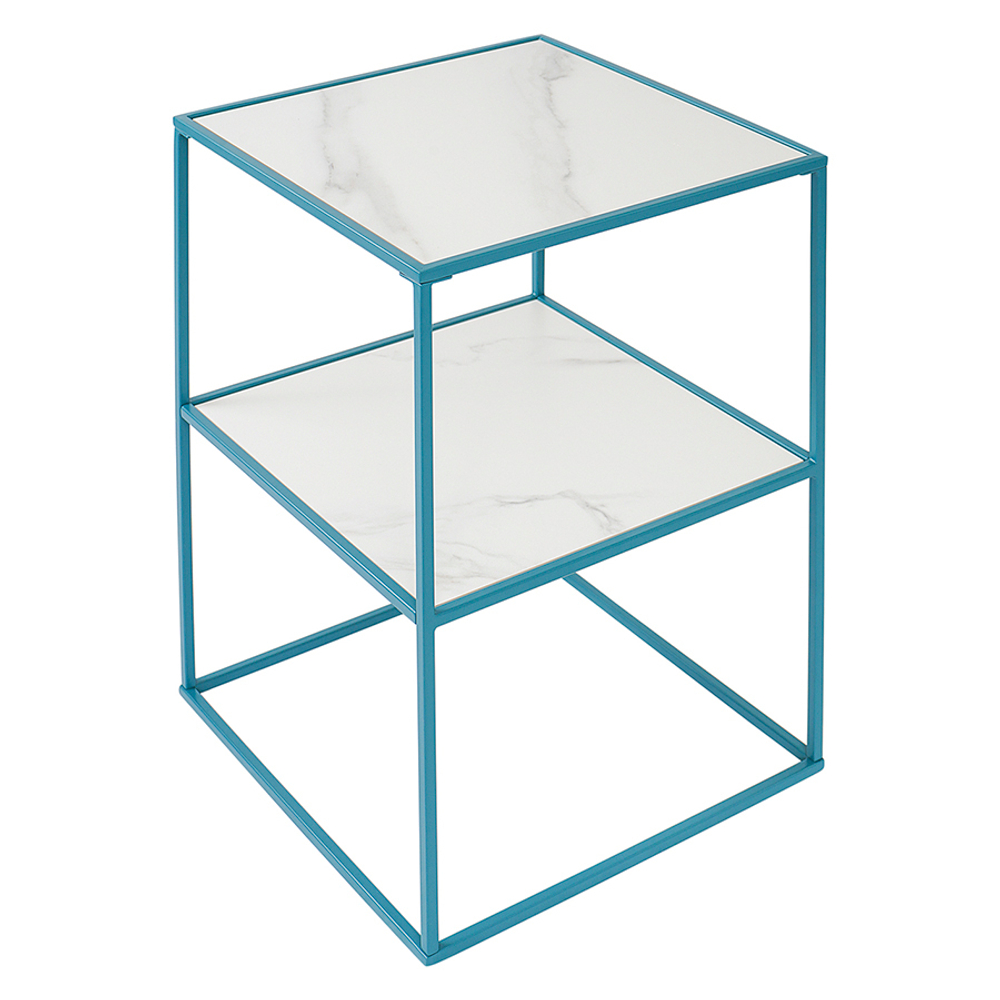 Столик приставной mayen, 38х38 см, бирюзовый