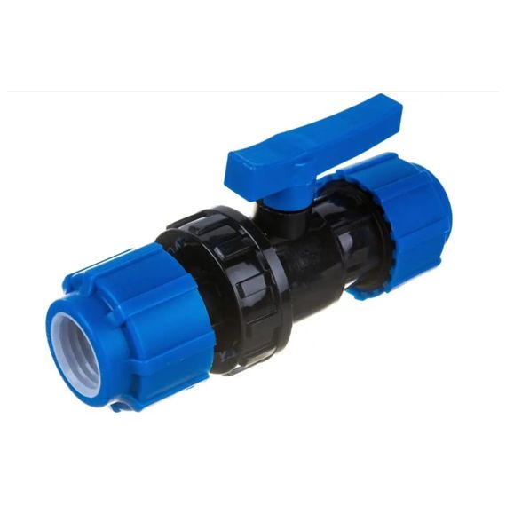 Кран шаровой ТПК-АКВА компрессионный разъемный d 25, 555220025 купить в Москве и Московской области по низкой цене с доставкой по России — (2) Кран шаровой ТПК-АКВА компрессионный разъемный d 25, 555220025 — (2)