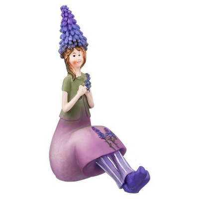 Фигурка декоративная Лавандовая фея, 11х5х14.5 см, 390-1237