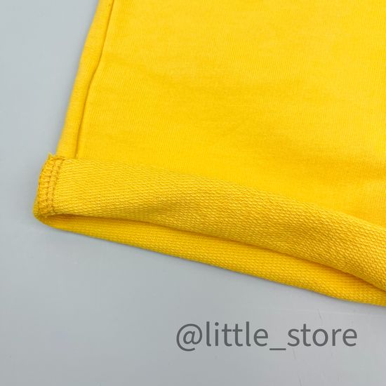 Удлиненные шорты "Теннис" из футера, Желтые