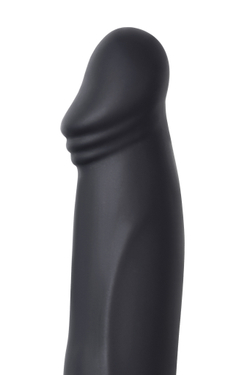 Насадка на пенис для двойного проникновения Black&Red by TOYFA, силикон, чёрная, 19 см