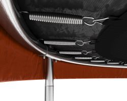 Батут Триумф Норд Браво 305 см с защитной сеткой и лестницей