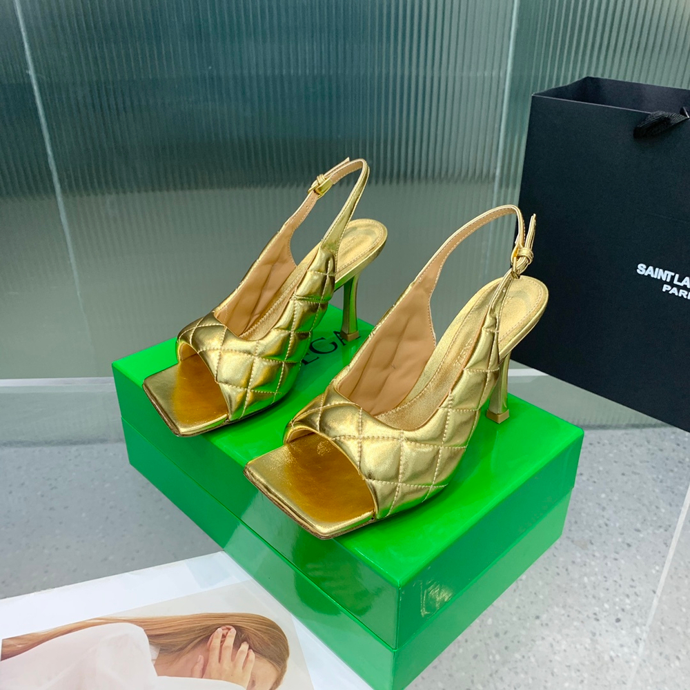 Bottega Veneta Padded Slingback Sandal