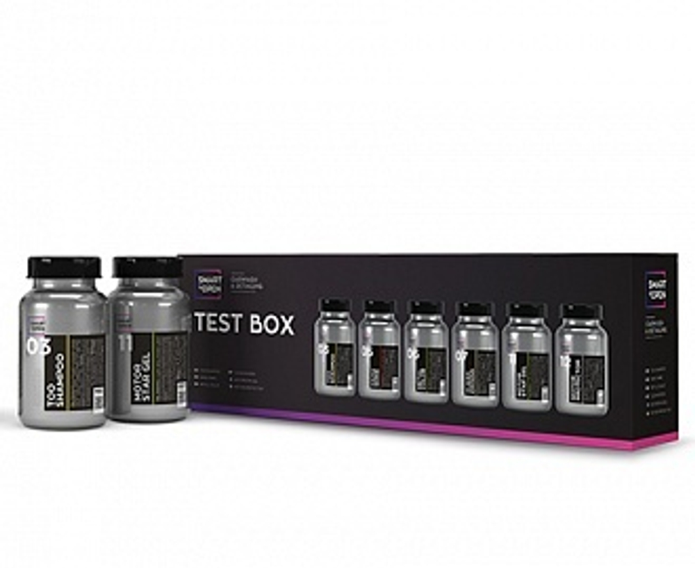 Smart Open TEST BOX Набор из серии профессиональных продуктов для очистки и консервации экстерьера