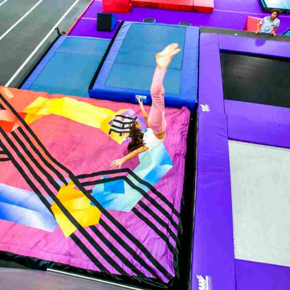 Надувная подушка «GymAir» для гимнастики и батутных центров, 5,2×3,2×0,95 м