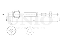 Тяга рулевая UNIO SSP-30072