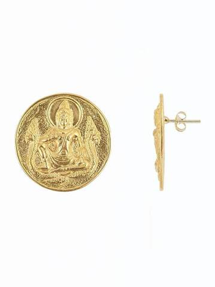Сережки «Монеты Будда»