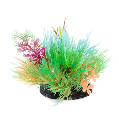 Композиция из светящихся растений, бордово-бирюзовая, 120мм, Laguna AQUA