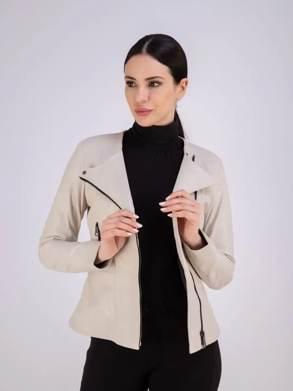 Куртка женская из натуральной кожи Турция