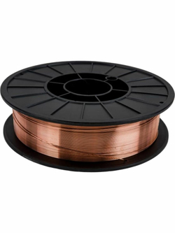 Проволока сварочная омедненная ER 70S-6 ф0,8мм (катушка D200 5 кг) Solaris WM-ER70S6-08050