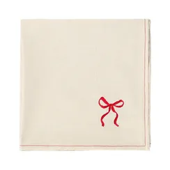 Скатерть fancy bows бежевого цвета из коллекции essential, 180х180 см