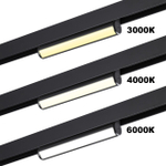 359952 PORT NT25 214 черный Трековый светильник с переключ. цв. темпер. IP20 LED 3000К\4000К\6000К 18W 90-240V VECTOR