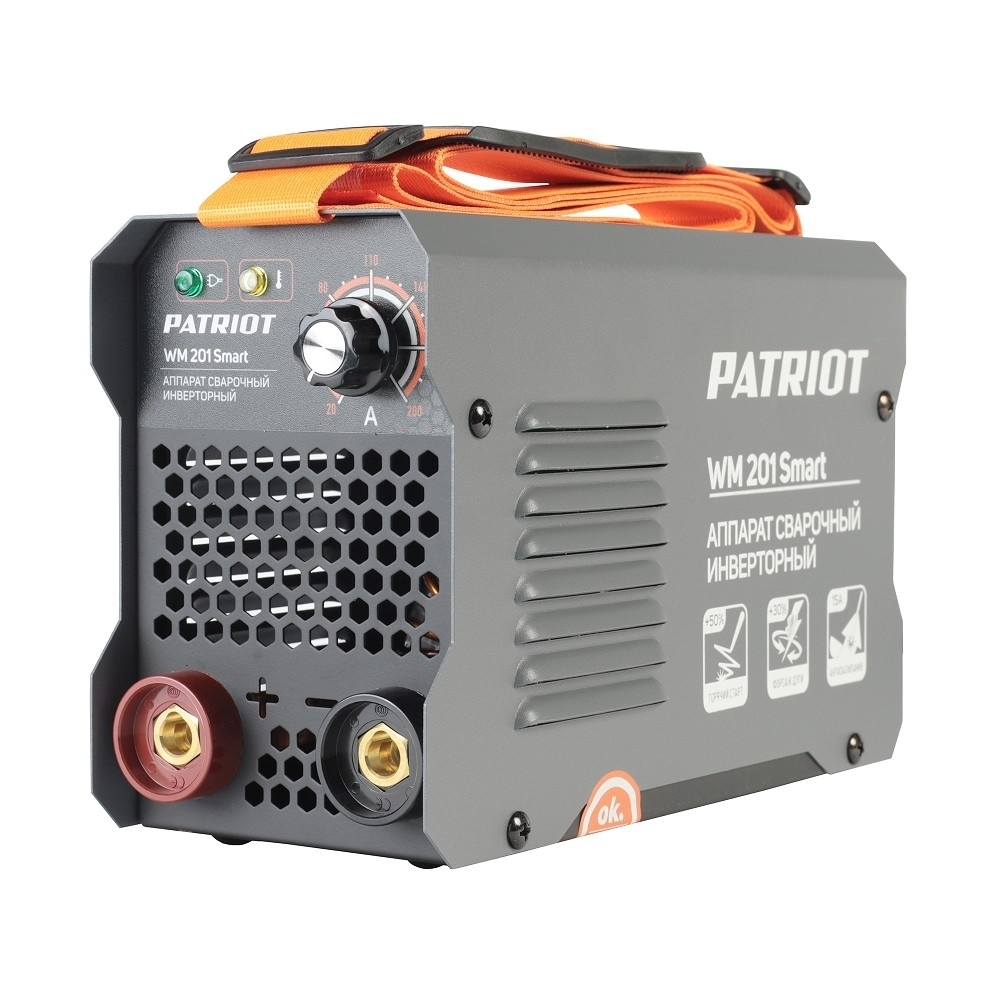 Сварочный аппарат PATRIOT WM 201 Smart MMA Аппарат сварочный [605302137]
