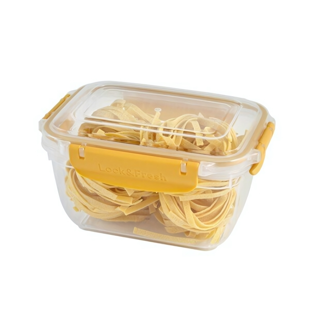 Контейнер воздухонепр. глубокий прямоугольный прозрачный МАСТЕР 1000 мл. микс цветов