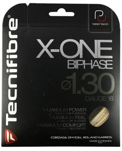 Теннисные струны Tecnifibre X One Biphase (12 m) - natural