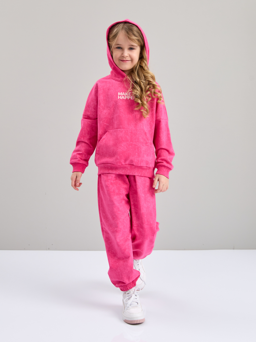 Детский костюм с брюками дКБ-32/варенка-фуксия-п