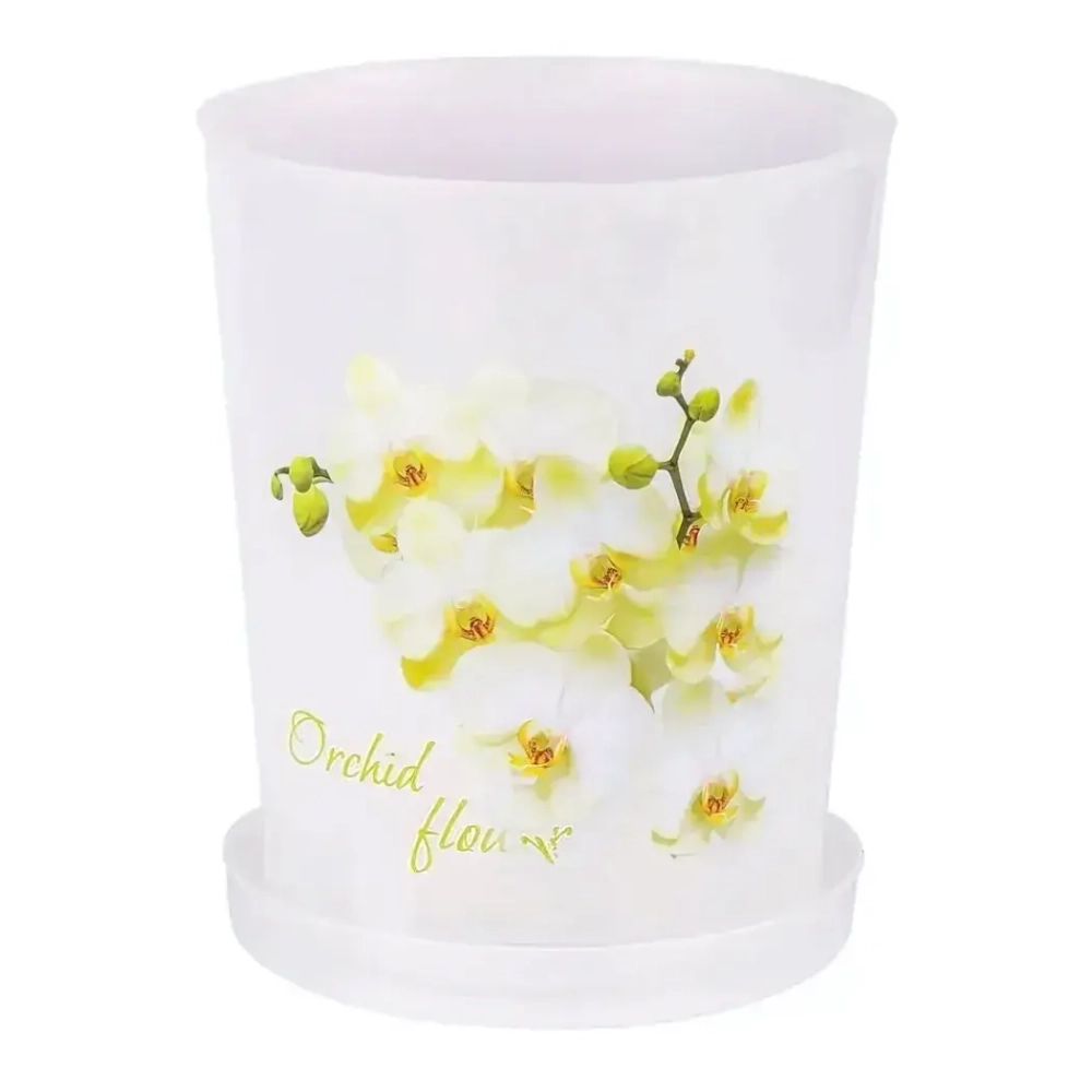 Горшок для орхидеи 1,2л с поддоном