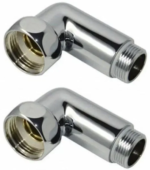 Угловое соединение для п/с хром 3/4г*1/2ш TIM