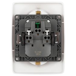 Розетка ЭРА Серия 12 12-2106-01М 2X2P+E Schuko 16А-250В белый матовый