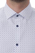 Сорочка мужская VESTER короткий рукав, приталенный силуэт 86014 29