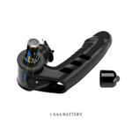 Вибронасадка на палец для точки G черная 8,6 см