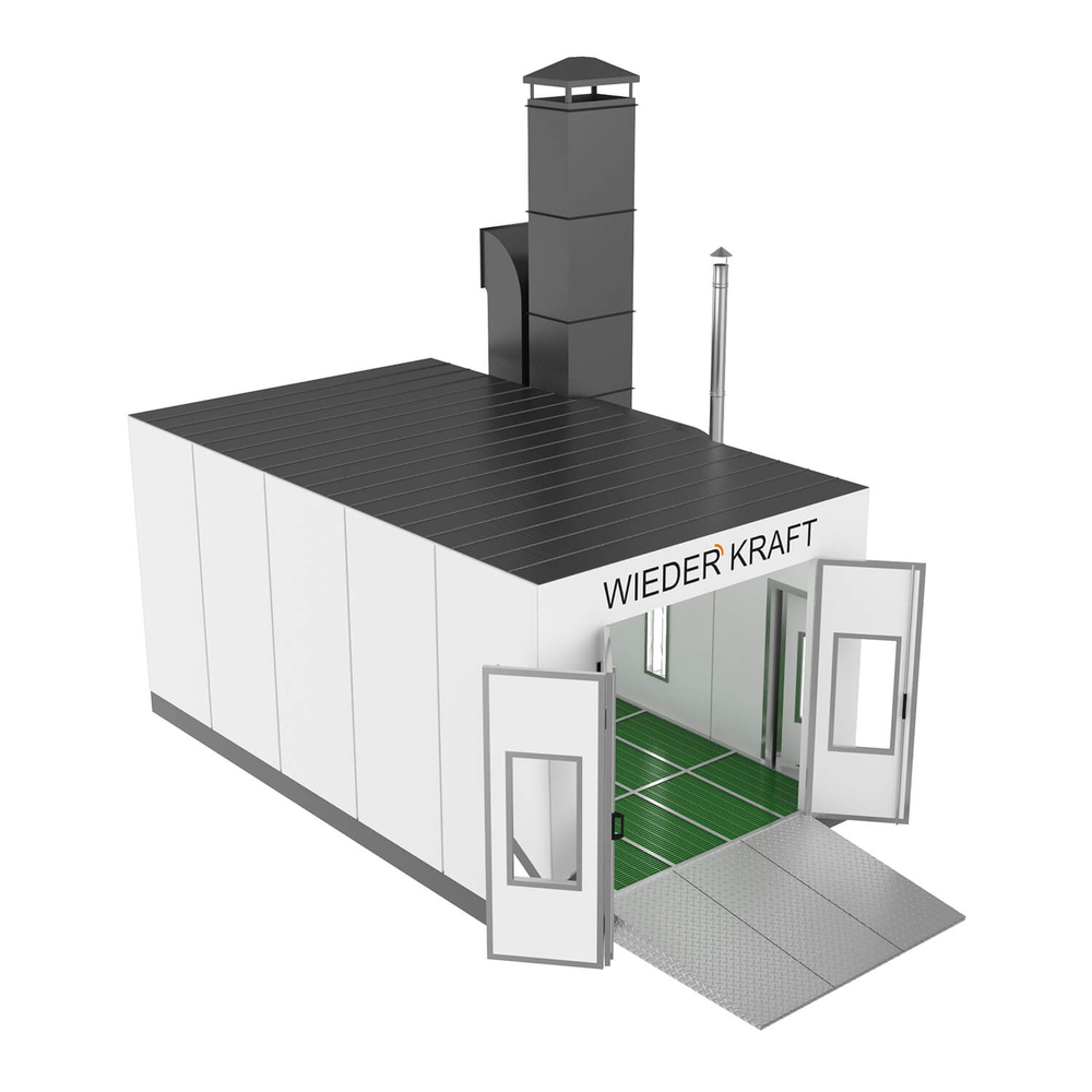 WDK-210ER Окрасочно-сушильная камера на эл. ТЭНах, 60 кВт