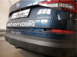 Фаркоп оцинкованный Galia S120C для Skoda Kodiaq 2WD, 4WD 2017-(паспорт и сертификат в комплекте)(без электрики)