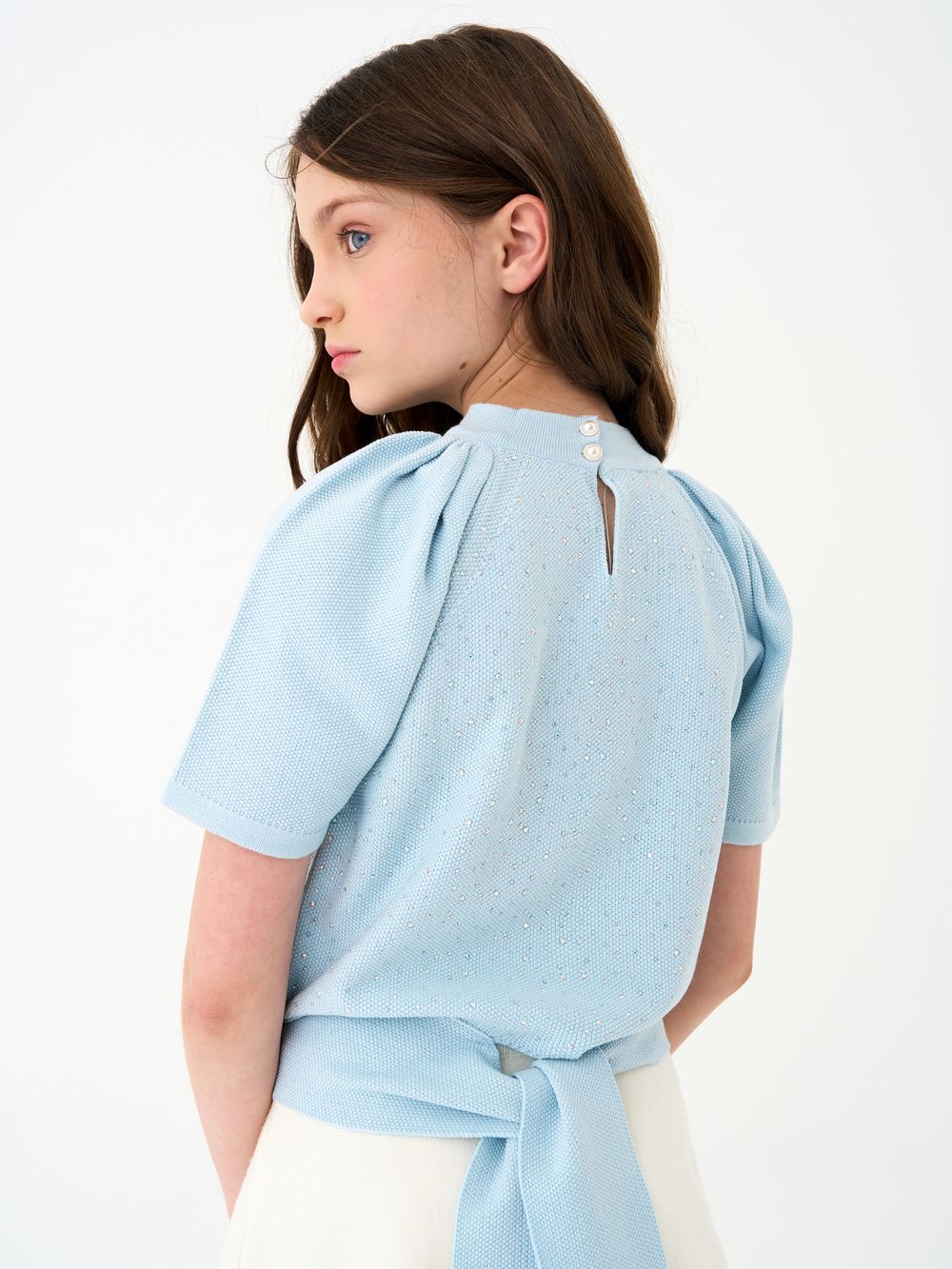 Джемпер для девочки AT1374 голубой