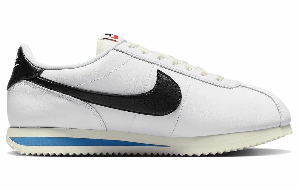 Кроссовки Nike Cortez "White Black" (Женская размерная сетка)