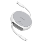 USB-C Кабель Baseus Pathfinder Free2Draw Charging+Data 100W 1m - Moon White