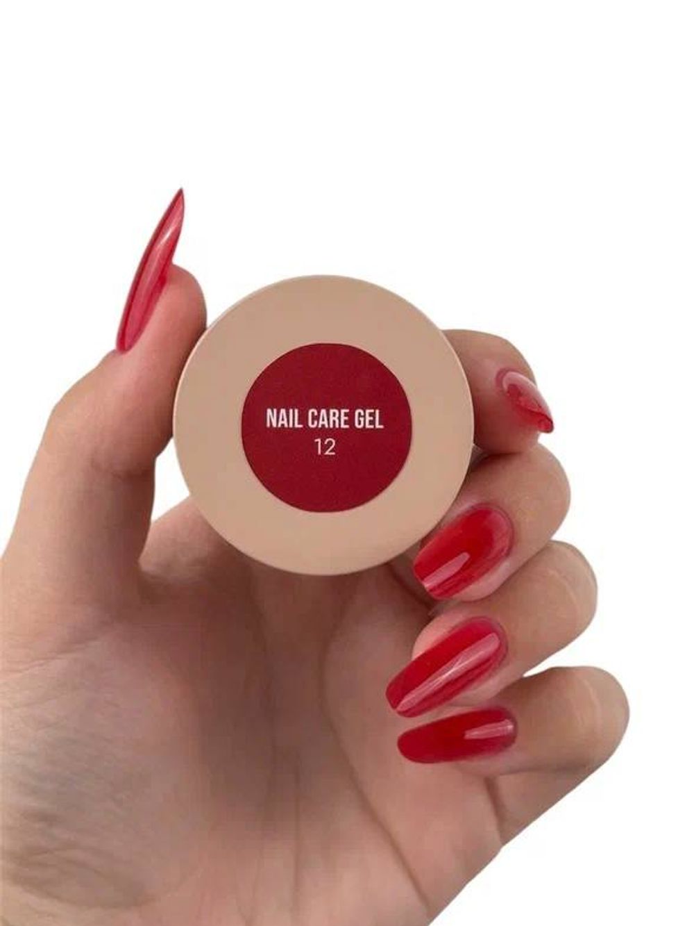 Lovia Cure Nail Care Gel 12 - Гель моделирующий винно-красный, 15 мл