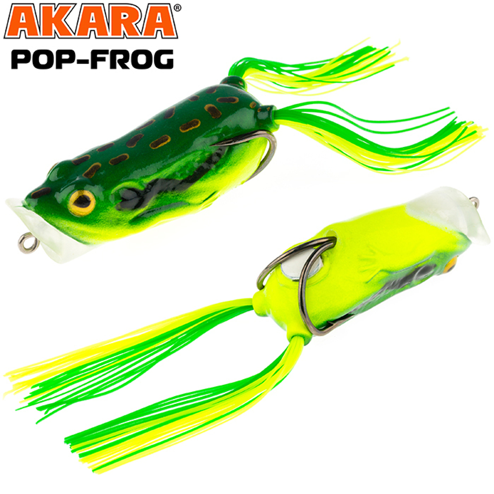 Лягушка Akara Pop-Frog 70 мм 18 гр. (3/5 oz 2,8 in) 3