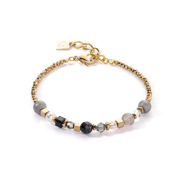 Браслет Coeur de Lion Grey-Gold 4345/30-1216