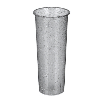 Ваза для цветов D110мм H=26см 1,8л (гранит светло-серый)