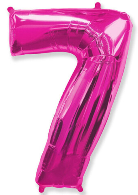 Ф ЦИФРА 7  40" Фуксия