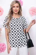 Блуза "Нильда" (вайт) Б5760 LT Collection