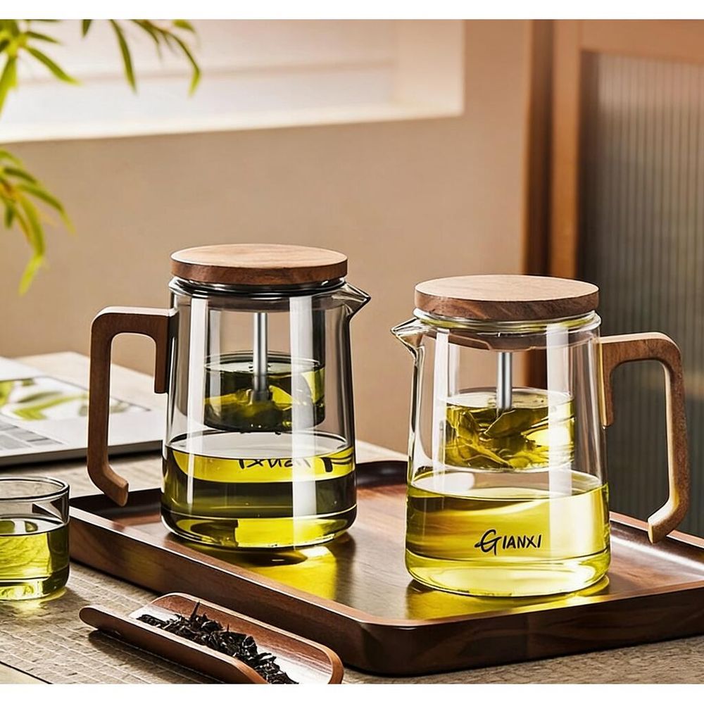 Чайник 500 мл с фильтром типод Гунфу термостекло магнитный механизм слива P.L. Proff Coffee