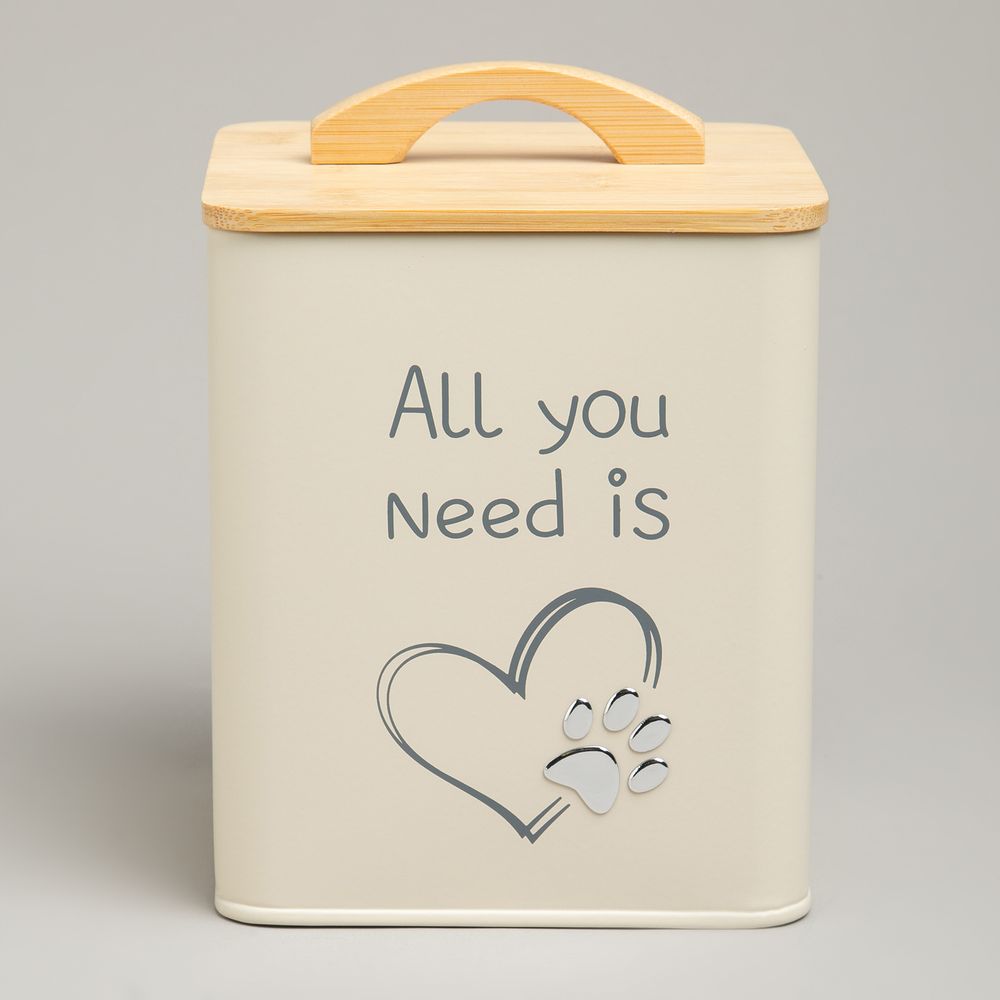 БАНКА AGNESS ДЛЯ ХРАНЕНИЯ КОРМА, 14Х14Х16 СМ, 3Л