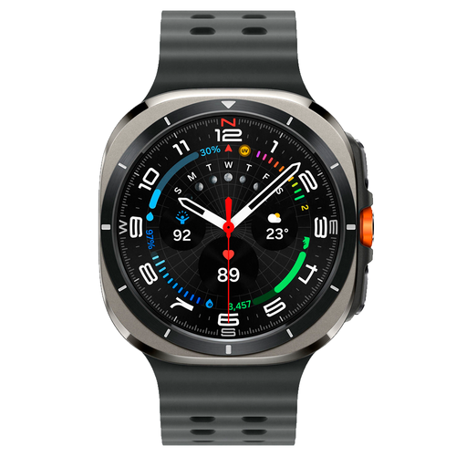 Умные часы Samsung Galaxy Watch Ultra 47mm LTE, ремешок Marine, Titanium Silver (Серебристый титан)