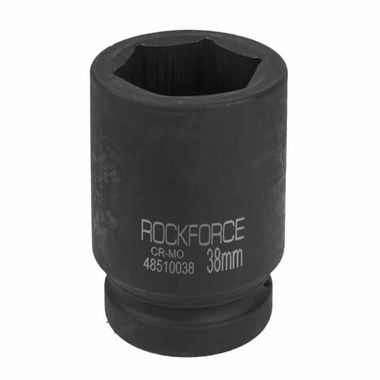 Головка ударная глубокая 1'', 38мм (6гр.) RockForce##Rock FORCE RF-48510038