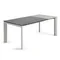 Стол Atta140 (200) x90 серый керамика